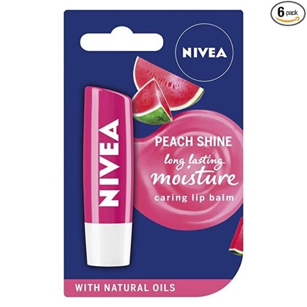 Nivea Lip Care Watermelon Fruity Shine : 4.8 gms