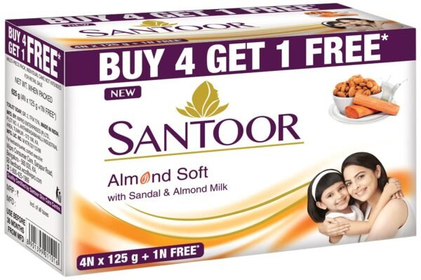 SANTOOR sandal&Almond Milk